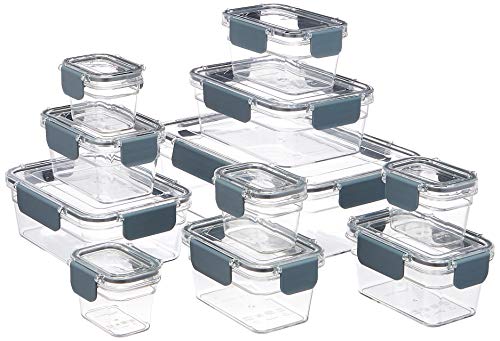 22-Piece Clear Locking Food Storage Container Set