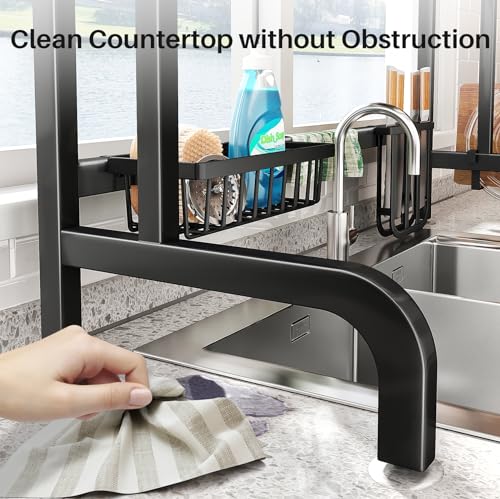Large Stainless Steel Over The Sink Dish Drying Rack
