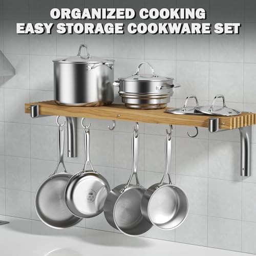 Cooks Standard 10-Piece Multi-Ply Stainless Steel Cookware Set