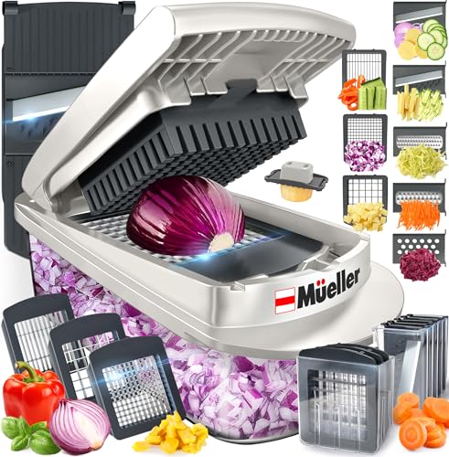 Mueller Pro-Series Vegetable Chopper with 8 Blades