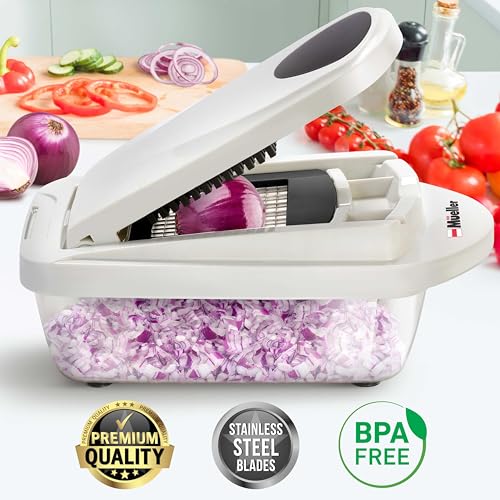 Mueller Pro-Series Vegetable Chopper with 8 Blades