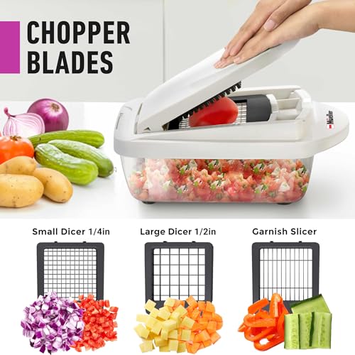 Mueller Pro-Series Vegetable Chopper with 8 Blades