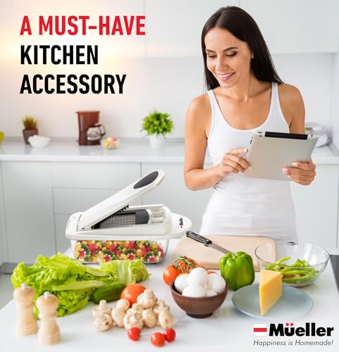 Mueller Pro-Series Vegetable Chopper with 8 Blades