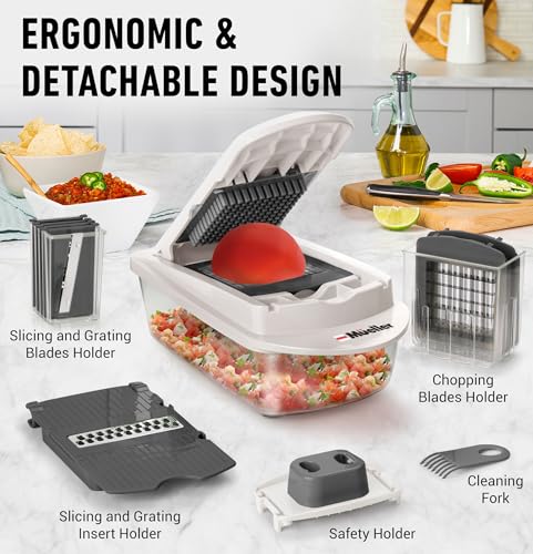 Mueller Pro-Series Vegetable Chopper with 8 Blades