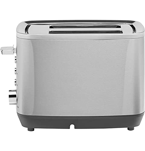 GE 2-Slice Stainless Steel Toaster, Extra Wide Slots