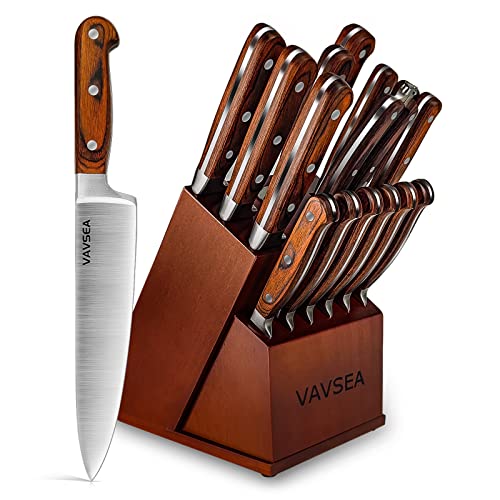 16 PC High Carbon Stainless Steel Knife Set