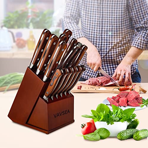 16 PC High Carbon Stainless Steel Knife Set