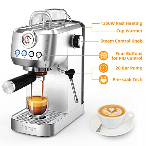 20 Bar Mattinata Espresso Machine with Milk Frother