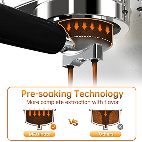 20 Bar Mattinata Espresso Machine with Milk Frother