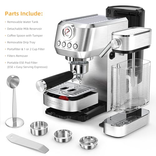 Latte & Espresso Maker with Milk Frothing System