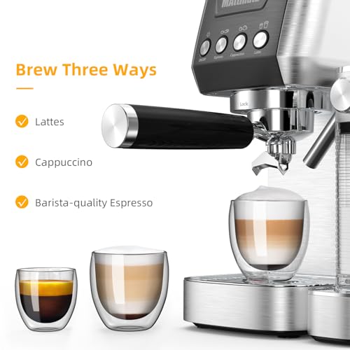 Mattinata Espresso Machine, 20 Bar Cappuccino & Latte