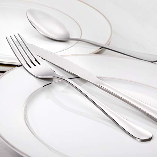 Set of 12 Hiware Stainless Steel Dinner Forks