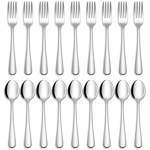24-pc Hiware Stainless Steel Flatware Set for Home & Restaurant
