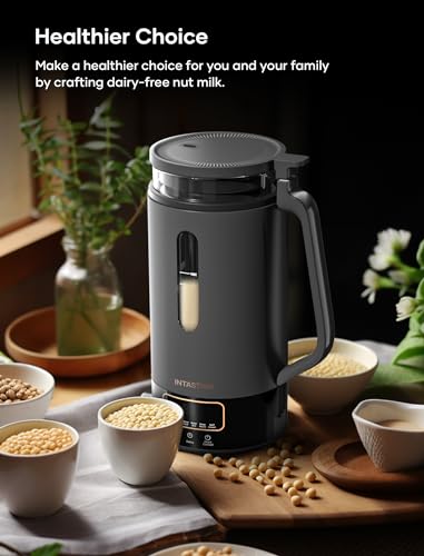 INTASTING Nut Milk Maker - Glass Inner - 6 Modes