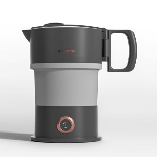 INTASTING Foldable Electric Kettle, Travel Friendly, Food Grade