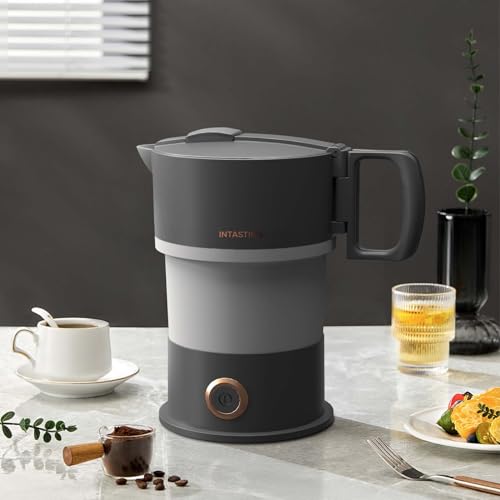INTASTING Foldable Electric Kettle, Travel Friendly, Food Grade