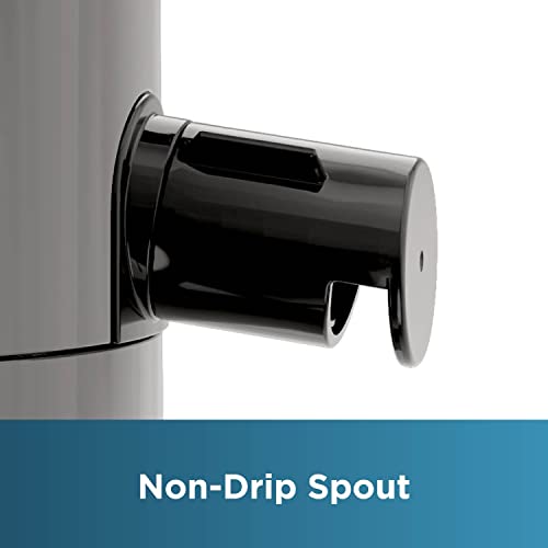 BLACK+DECKER Quiet Juicer, JE2500B, Non-Drip Spout, Compact