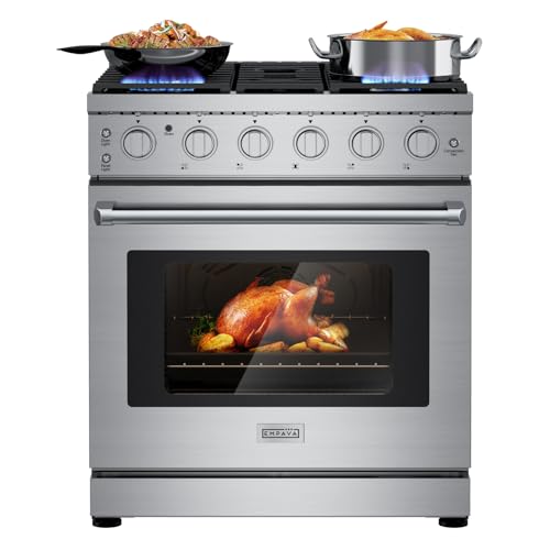 Empava Gas Range Stove with 5 Sealed Burners