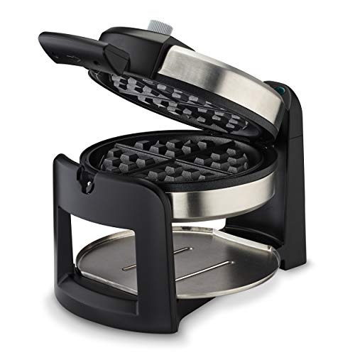 Cuisinart Round Flip Belgian Waffle Maker - Black/Silver