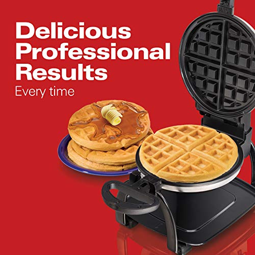 Hamilton Beach Flip Belgian Waffle Maker Stainless Steel
