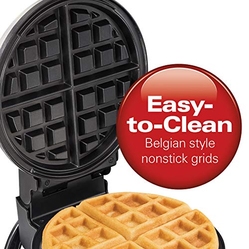 Hamilton Beach Flip Belgian Waffle Maker Stainless Steel
