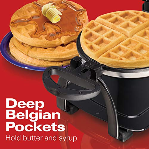 Hamilton Beach Flip Belgian Waffle Maker Stainless Steel