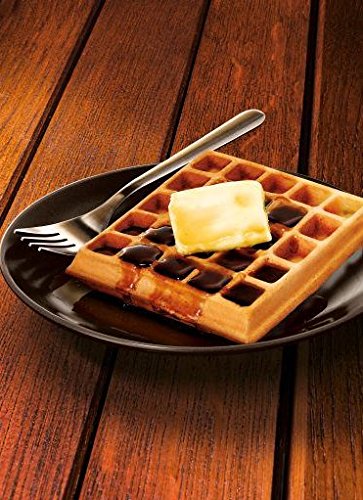 Krups Stainless Steel Waffle Maker, 4 Slices, 1200W