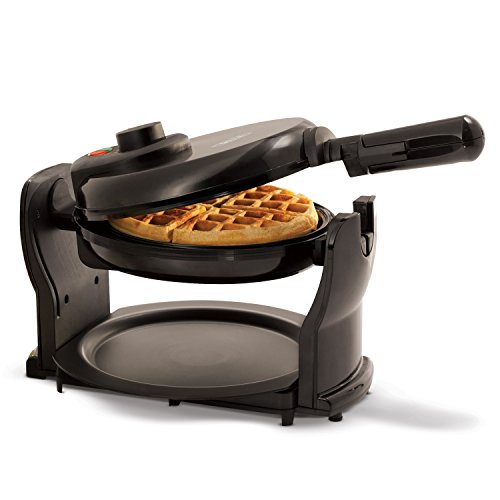 BELLA Classic Rotating Belgian Waffle Maker, Nonstick Plates