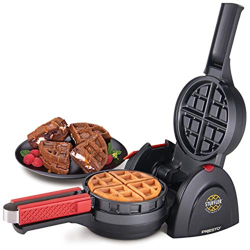 Presto Stuffler Belgian Waffle Maker - Large, Black