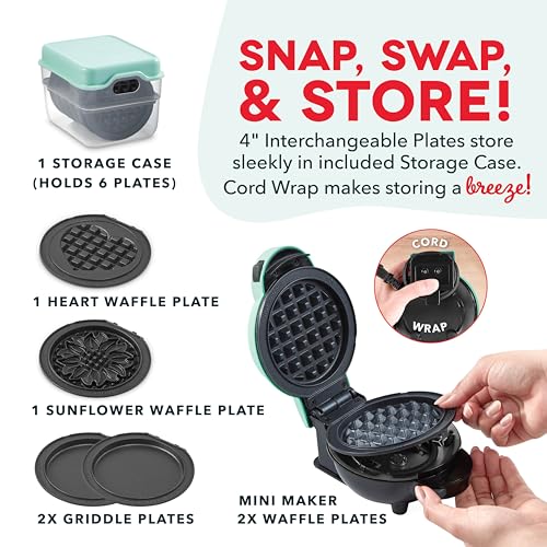 DASH Multimaker Mini System - 4-in-1 Waffle Maker