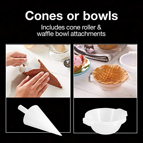 Proctor Silex Waffle Cone & Ice Cream Bowl Maker