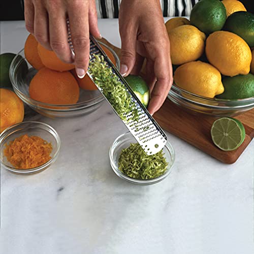 USA-made Stainless Steel Lemon Zester by Microplane