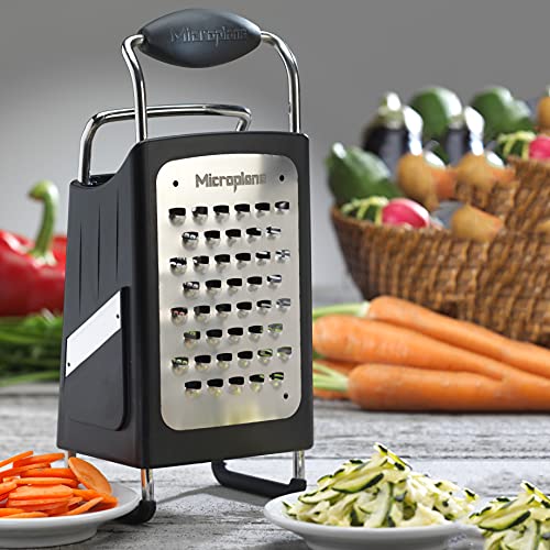 Microplane Multi-Purpose Stainless Steel Box Grater - 4 Blades