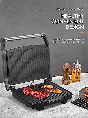 Yabano Panini Press Grill, Gourmet Sandwich Maker