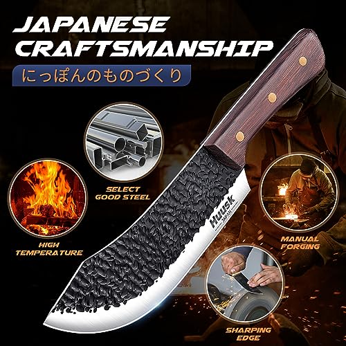7" Hand Forged High Carbon Meat Cleaver Knife