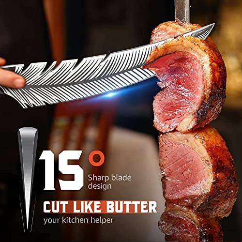 Hand Forged Huusk Japan Knife Set - Chef/Camping