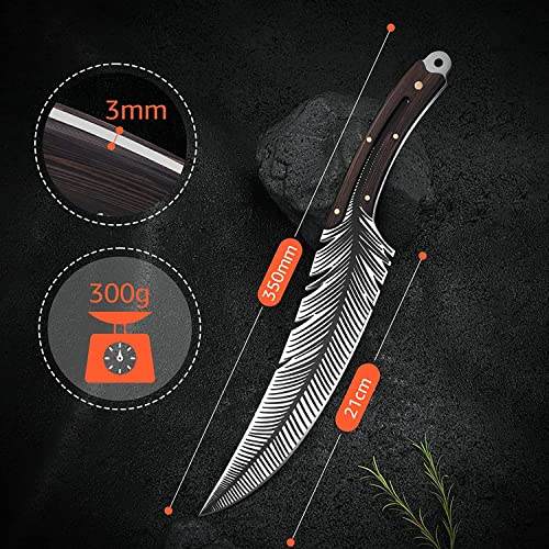 Hand Forged Huusk Japan Knife Set - Chef/Camping