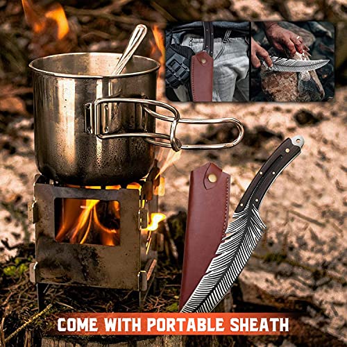 Hand Forged Huusk Japan Knife Set - Chef/Camping