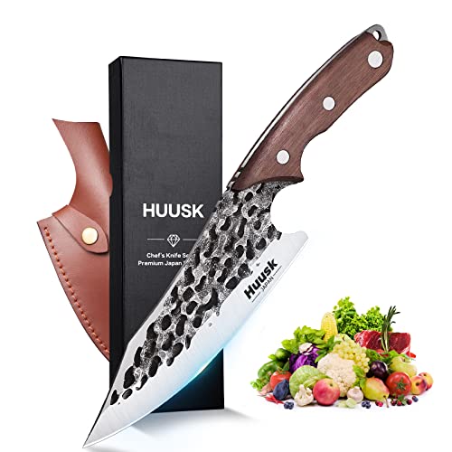 Huusk Japan Viking Knife with Sheath for Meat