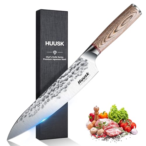 Hand-Forged High Carbon Steel Japanese Chef Knife 8