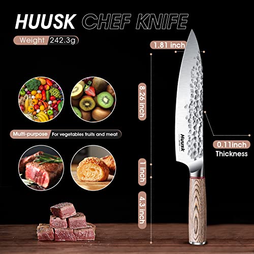 Hand-Forged High Carbon Steel Japanese Chef Knife 8