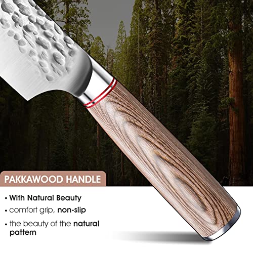 Hand-Forged High Carbon Steel Japanese Chef Knife 8