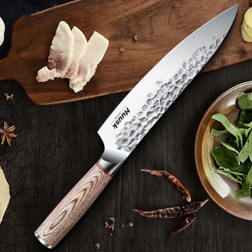 Hand-Forged High Carbon Steel Japanese Chef Knife 8