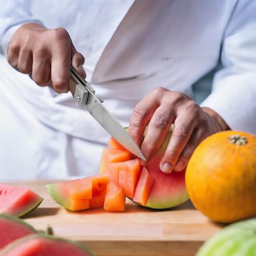 Huusk Folding Fruit Knife, Japanese Pocket Paring Knife