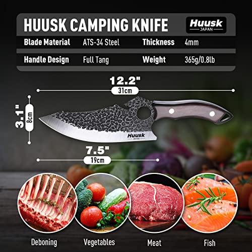 Huusk Japan Knife Set for Meat and Vegetables
