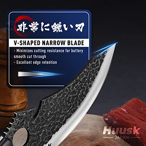 Huusk Japan Knife Set for Meat and Vegetables