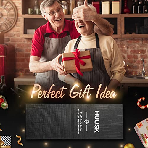 Huusk Chef Knives: Upgraded Viking Butcher Knife Gift