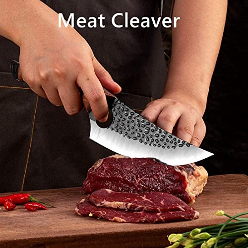 Huusk Viking Chef Knife Set with Sheath