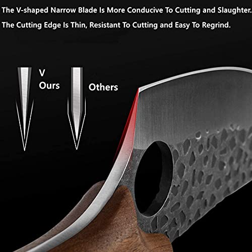 Huusk Viking Chef Knife Set with Sheath
