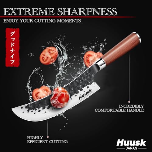Japanese Hand-Forged Meat Cleaver Knife with Gift Box
